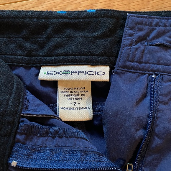 Exofficio navy athletic skirt. - Picture 2 of 6